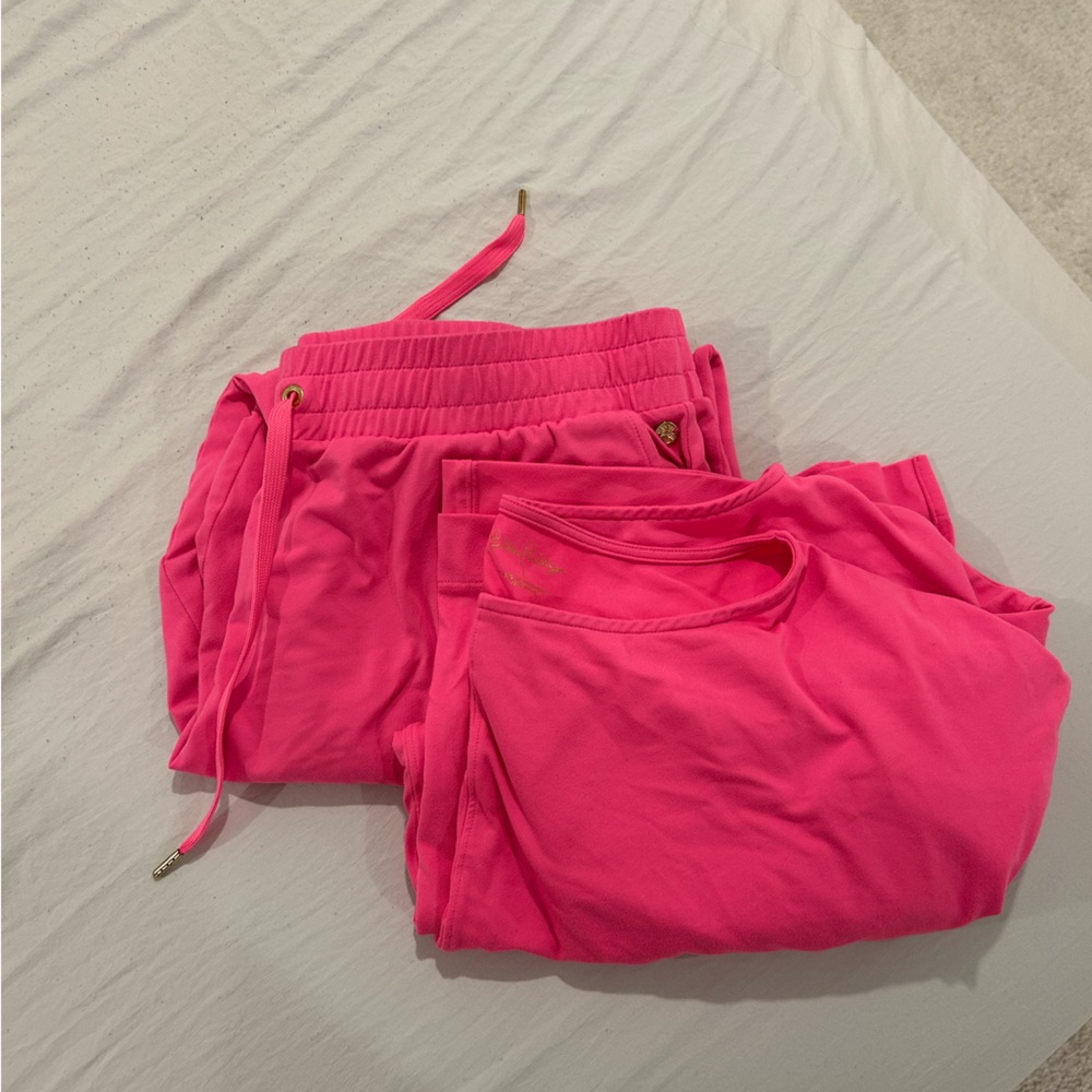 Lilly Pulitzer Bright Pink Casual Set
